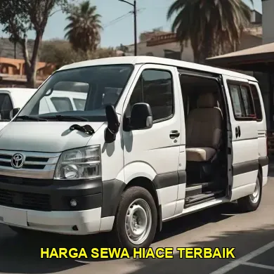 harga sewa hiace terbaik